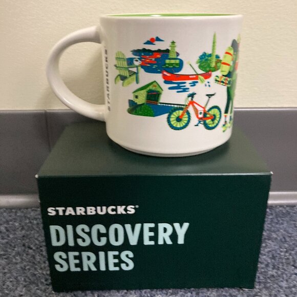 New 2024 Starbucks DISCOVERY Series Collectible Vermont Mug 14 fl oz Boxed - Picture 2 of 4